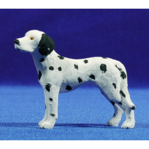 Dalmata 10 cm clay painted