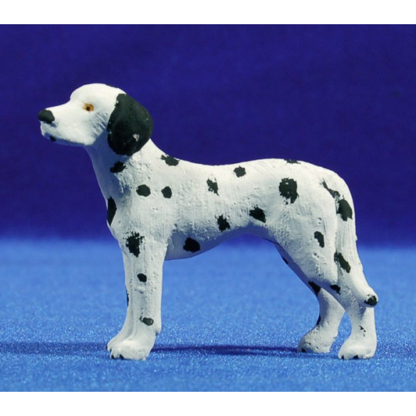 Dalmata 10 cm terracotta dipinte