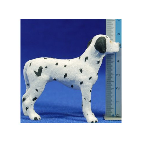 Dalmata 10 cm terracotta dipinte