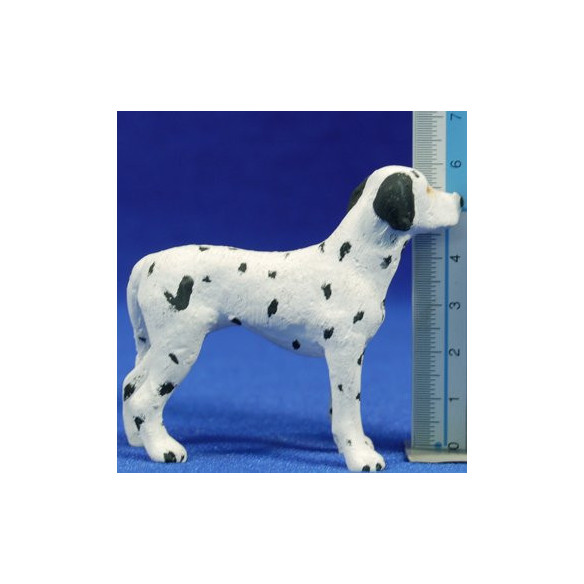Dalmata 10 cm terracotta dipinte