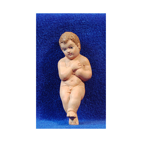 Niño Jesús 25-28 cm barro pintado