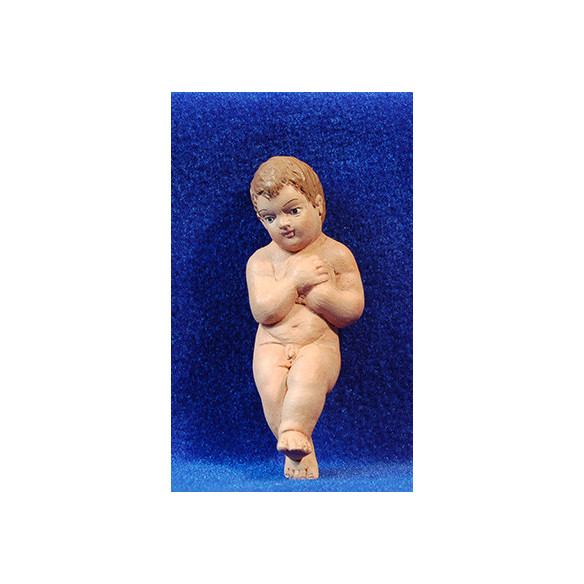 Niño Jesús 25-28 cm barro pintado