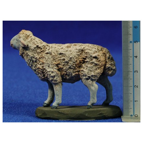 Lamb 11 cm clay painted Perez
