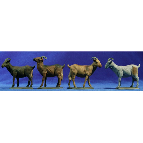 Goat 16 cm clay painted Perez