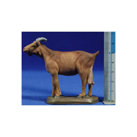Goat 16 cm clay painted Perez