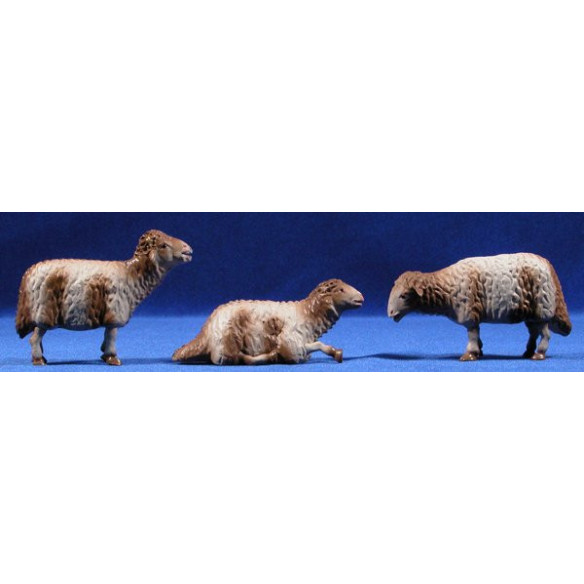 Lamb 18 cm clay painted Belenes Puig