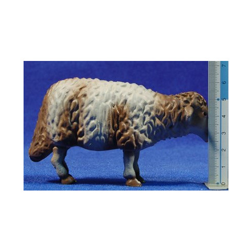 Cordero 18 cm barro pintado Belenes Puig