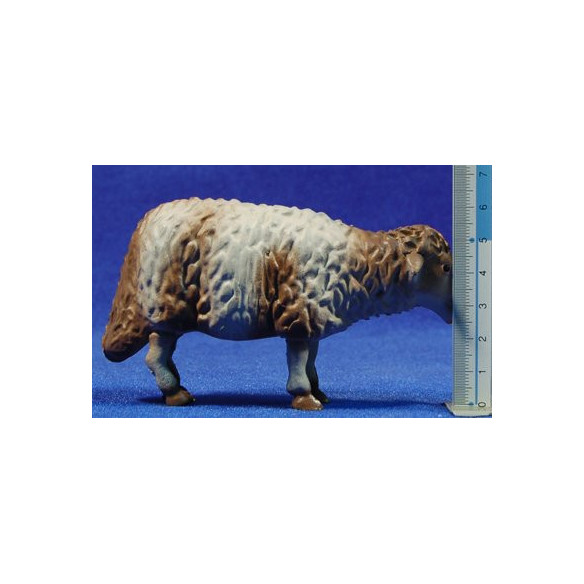 Lamb 18 cm clay painted Belenes Puig