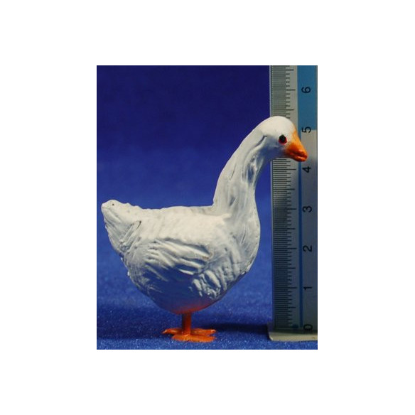 Goose 12 cm clay painted Belenes Puig