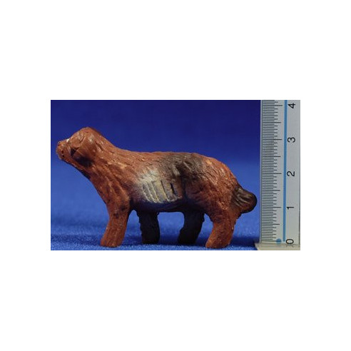 Cane 3 cm terracotta dipinte Belenes Puig