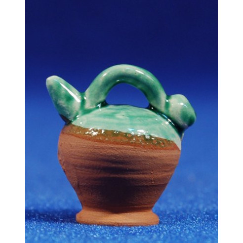 Vase  2,7 cm clay painted
