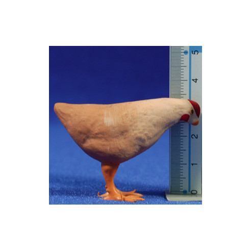 Gallos y gallinas 15 cm barro pintado Belenes Puig