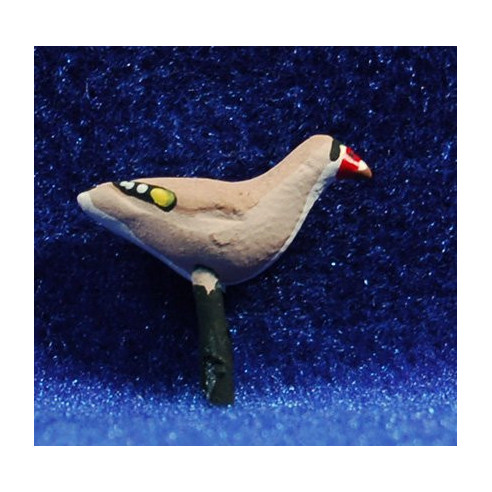 Goldfinch 12 cm clay painted AB