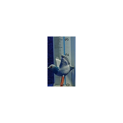 Colom gris vola 9 cm fang pintat AB