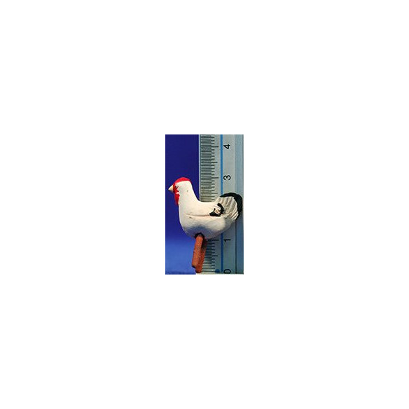 Gallina 9 cm fang pintat AB