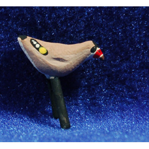 Goldfinch 9 cm clay painted AB