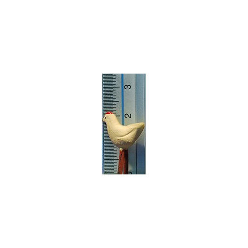Pulcino 9 cm terracotta dipinte AB