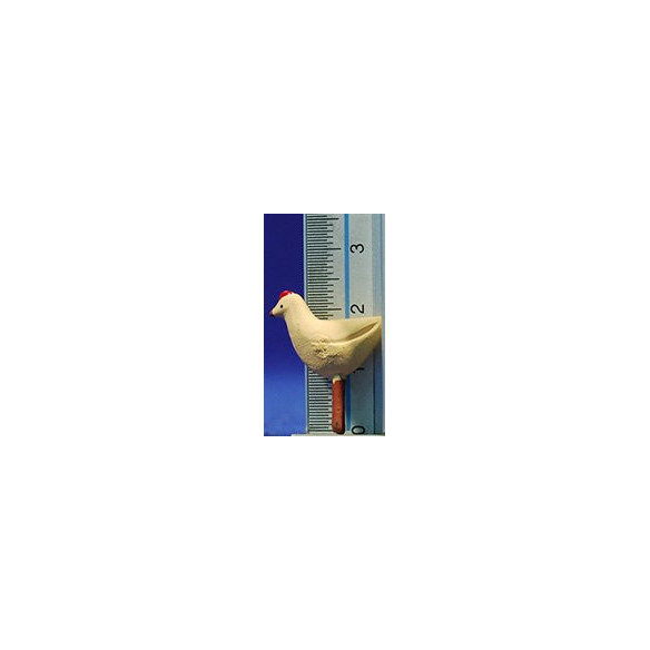 Chick 12 cm clay painted AB