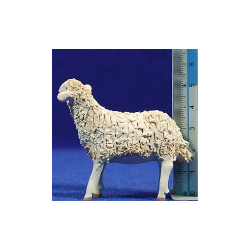Pecora M3 12 cm terracotta dipinte