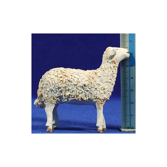 Cordero M3 14 cm barro pintado