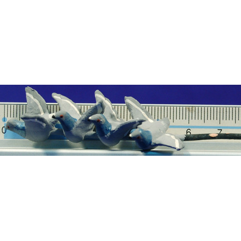 Cordero M3 12 cm barro pintado