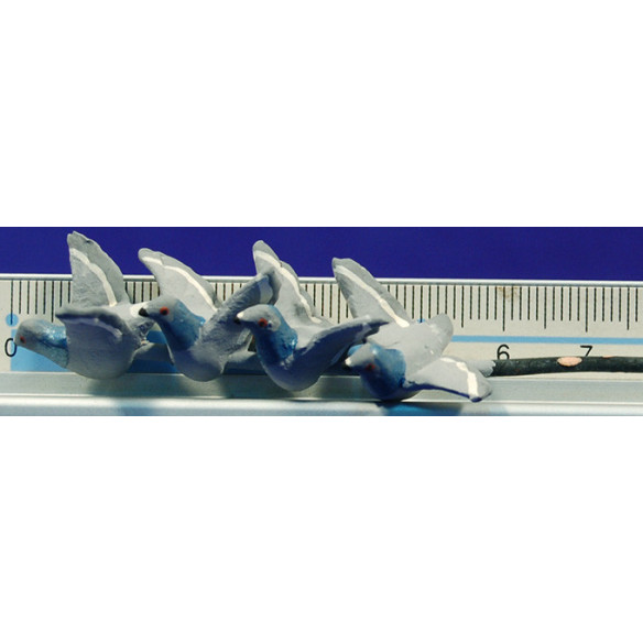 Cordero M3 12 cm barro pintado