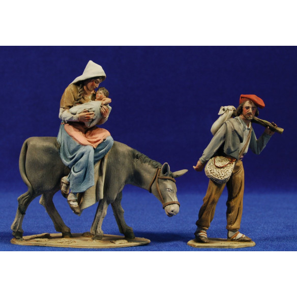 Runaway catalan 12 cm clay painted De Francesco