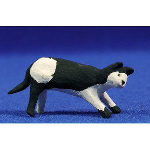 Cat 12 cm clay painted AB