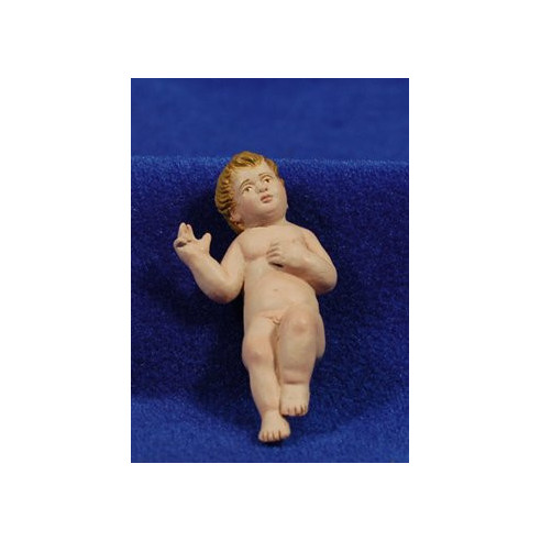Niño Jesús calidad M2 18 cm barro pintado