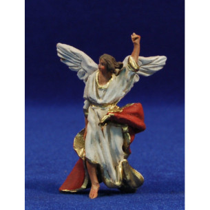 Àngel de peu - penjar 5,5 cm fang pintat De Francesco