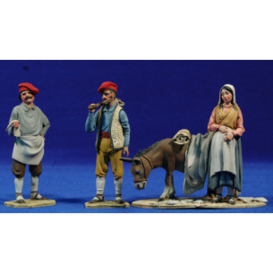 Asking for a hostel 10 cm clay painted De Francesco