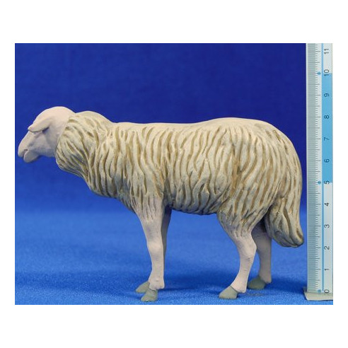 Pecora 20 cm terracotta dipinte