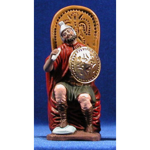 Erode 12 cm terracotta dipinte