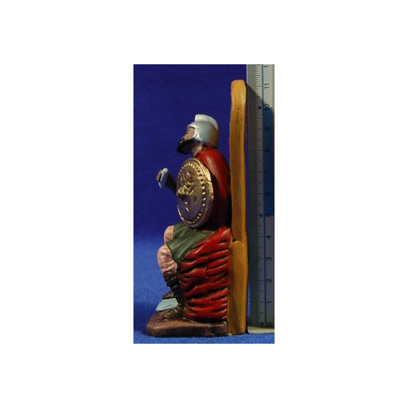 Herod 12 cm clay painted