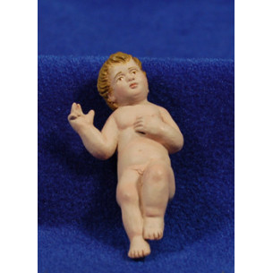 Niño Jesús calidad M2 18 cm barro pintado