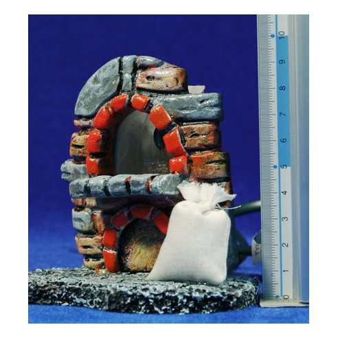 Horno 9x8x6 cm barro