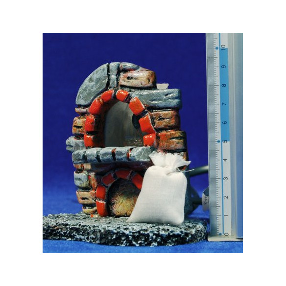 Horno 9x8x6 cm barro