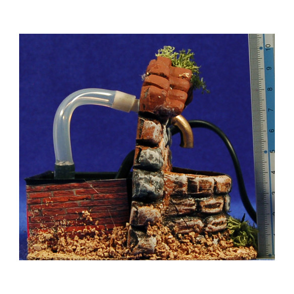 Fuente M2 8x10x11 cm barro