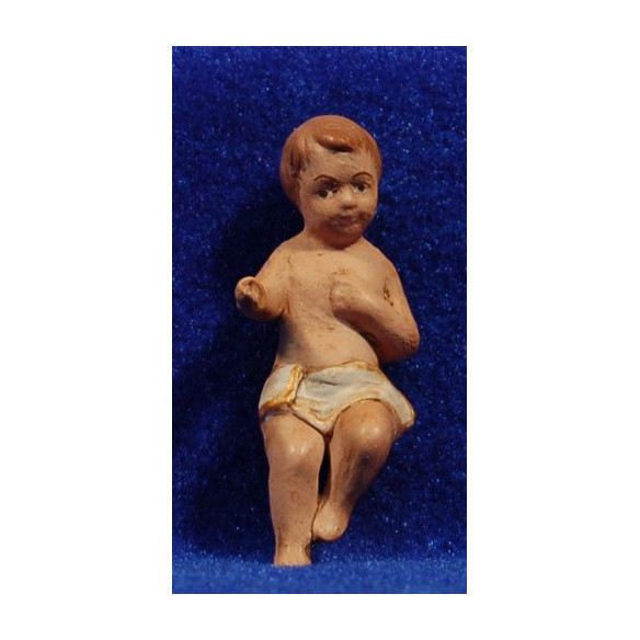 Gesù bambino M2 12 cm terracotta