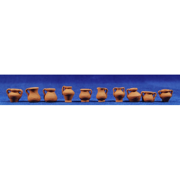 Jug various 1,5 cm clay
