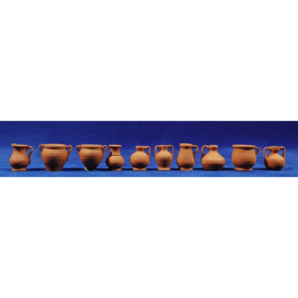 Jarra variada 2,5 cm barro