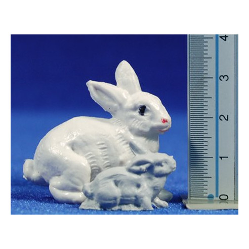 Conejo 10-12 cm plástico Fabregat
