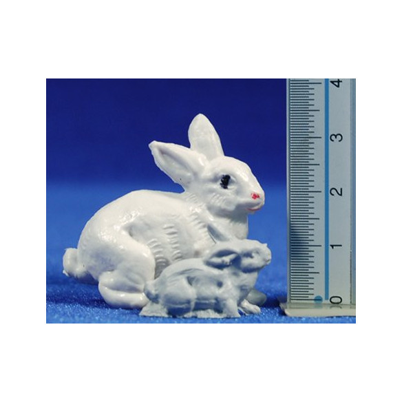 Conejo 10-12 cm plástico Fabregat