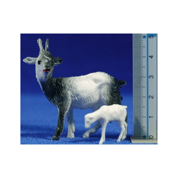 Cabra 8 cm plástico Fabregat
