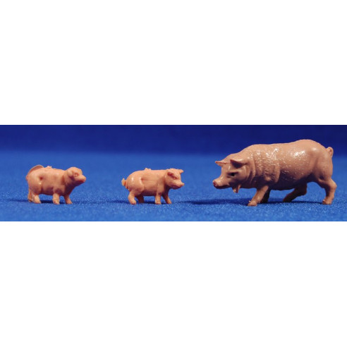 Porc 8 cm plàstic Fabregat