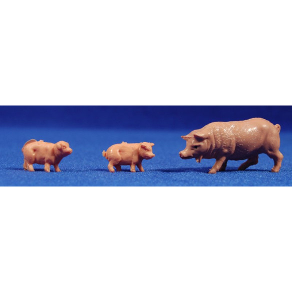 Porc 8 cm plàstic Fabregat
