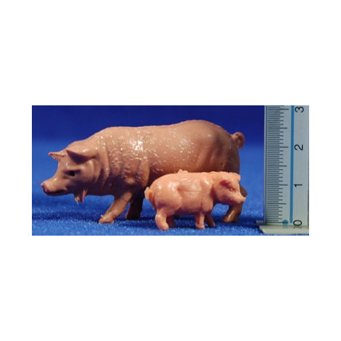 Pig 8 cm plastic Fabregat