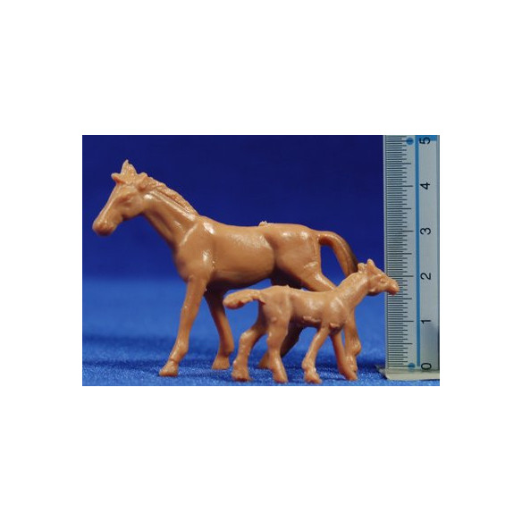 Cavall 4 cm plàstic Fabregat
