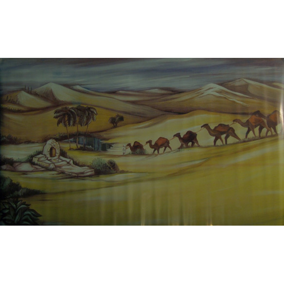 Paperwall camels 100x60 cm plastic metal