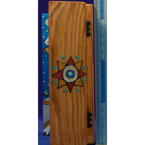 Nacimiento tríptico 13 cm madera pintada